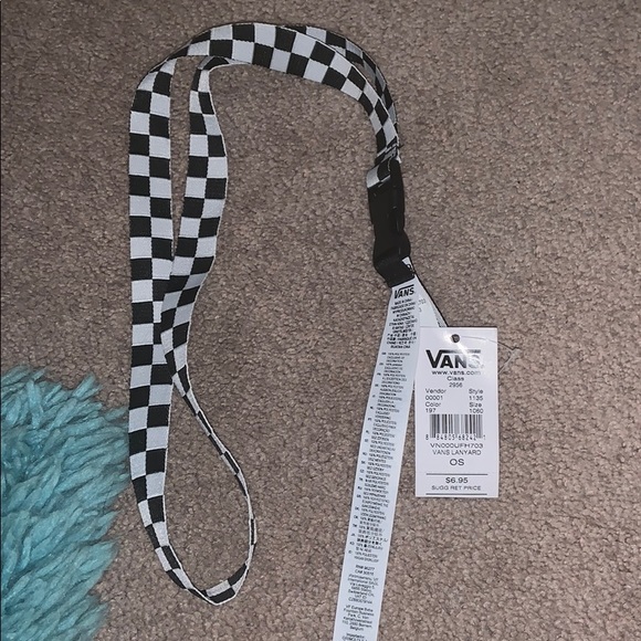 vans checkered lanyard